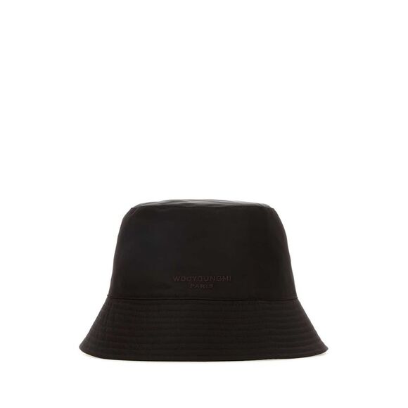 Wooyoungmi Men Black Nylon Bucket Hat